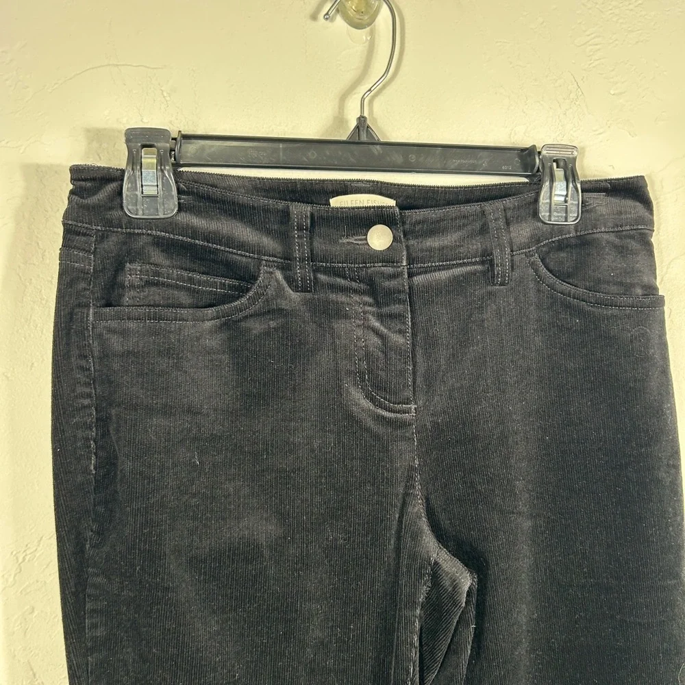 Eileen Fisher Black Corduroy‎ Denim Jeans Pants